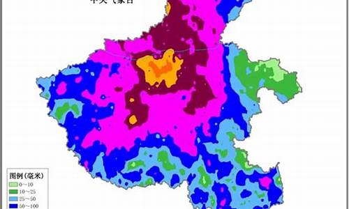 河南近一周天气降雨分布情况_河南近一星期天气变化