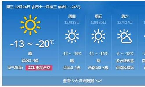 哈尔滨的一周天气预报15天_哈尔滨一周天气预报最新情况最新消息