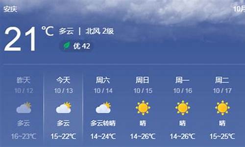 怀宁天气30天_怀宁天气